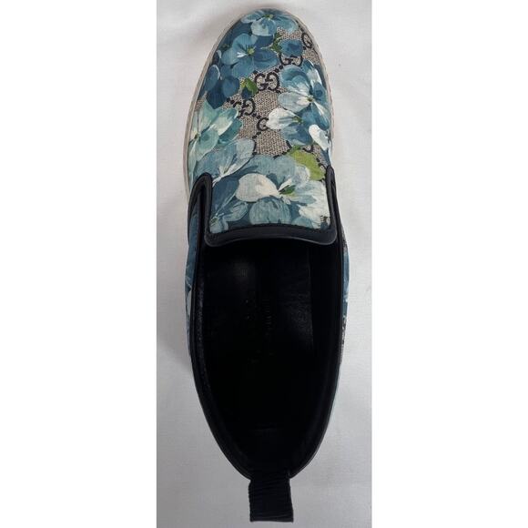 Gucci Supreme Canvas Slip-on US 6 Bloom Flower Print SPB-CA 355693 - Picture 12 of 14